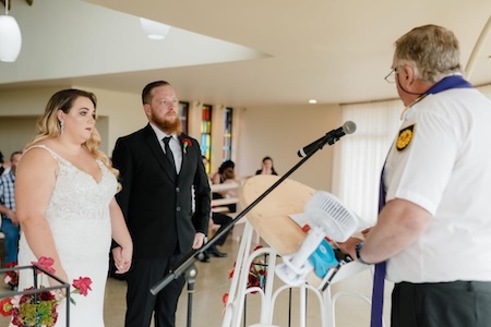 Wedding ceremony by Dr. Gerrit Rademeyer in Malmesbury