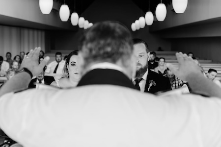 Wedding ceremony by Dr. Gerrit Rademeyer in Malmesbury