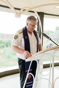Wedding ceremony by Dr. Gerrit Rademeyer in Malmesbury