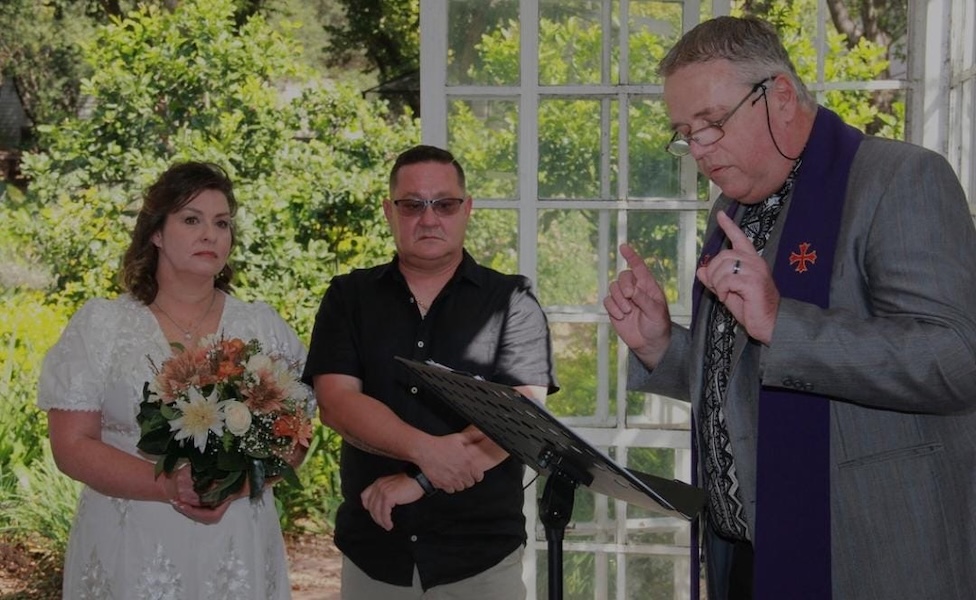 Wedding ceremony by Dr. Gerrit Rademeyer in Malmesbury
