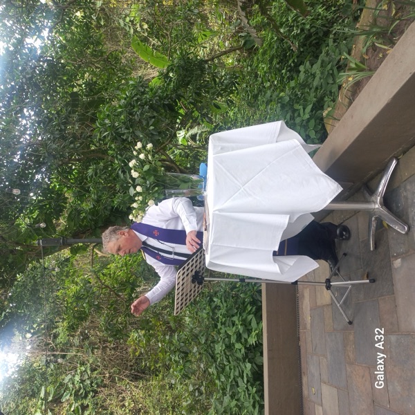 Wedding ceremony by Dr. Gerrit Rademeyer in Malmesbury