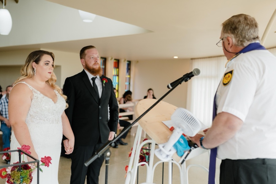 Wedding ceremony by Dr. Gerrit Rademeyer in Malmesbury